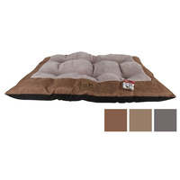 Pet Bed Pillow Plush Microtech Top 80X60Cm 3 Asstd