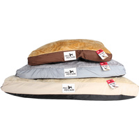 Set of 3 Pet Pillow With Plush Fur Top
