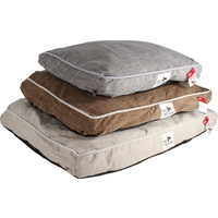 Ped Bed Deluxe Cross Hatch Rec S 60 x 40 x 10cm M 75 x 50 x 11cm L 90 x 60 x 12cm