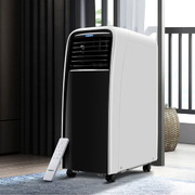 Devanti Portable Air Conditioner Cooling Mobile Fan Cooler Dehumidifier White 2500W