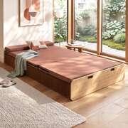 Folding Paper Bed Frame Mattress 300kg 200x120cm | EXTG