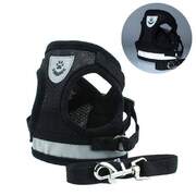 Dog cat Harness Vest XS- Black