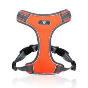 Adjustable Dog Harness Vest Orange S