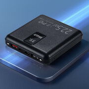 10000mAh Portable Power Bank Quick Charging Fast Charger for Phone Black