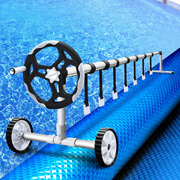 wimming Pool Cover Roller 400 Micron Adjustable Blanket 10 X 4m