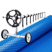 Pool Cover 600 Micron 6.5x3m w/ Roller 5.55m Swimming Pools Solar Blanket
