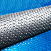 Pool Cover 500 Micron 7x4m Swimming Pool Solar Blanket Blue Silver