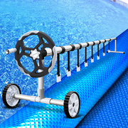 Solar Swimming Pool Cover Blanket Roller Wheel Adjustable 7 X 4m
