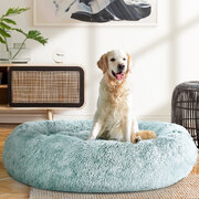 Pet Bed Extra Large 110cm Teal Sleeping Comfy Washable