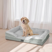 Pet Bed Dog Calming Soft Cushion Egg Crate Large Sofa Washable Removable