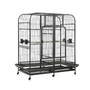Extra Large Bird Cage 185cm Aviary Parrot Cage with Castor Wheels & Removable Divider