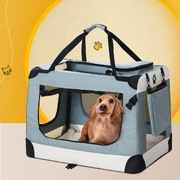 Pet Carrier Large Soft Crate Dog Cat Travel Portable Cage Kennel Foldable