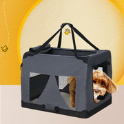 Pet Carrier Soft Crate Dog Cat Travel Portable Cage Kennel Foldable Car M