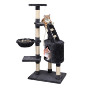 Cat Tree Tower Scratching Post Scratcher 120cm Wood Condo House Bed Toys