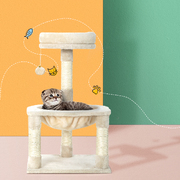 Cat Tree Tower Scratching Post Scratcher Wood Condo Toys House Bed 69cm