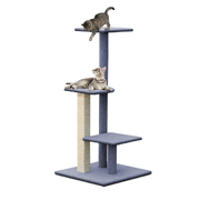 Cat Tree 124Cm Scratching Post Tower Scratcher Trees Wood Condo Board