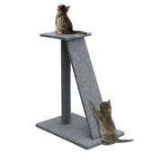 82cm Tall Cat Post with Ramp