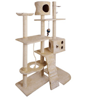 i.Pet 170cm Cat Scratching Post - Beige