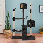i.Pet Cat Tree 170cm Trees Scratching Post Scratcher Tower Condo House Furniture Wood
