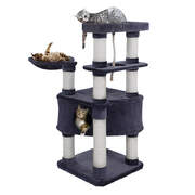 i.Pet Premium Cat Tree 137cm Trees Scratching Post Scratcher Tower Condo House Furniture