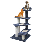 Cat Tree Scratching Post Scratcher Tower 100cm Wood Condo House Trees Bed