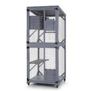 Wooden Cat House 180cm Pet Hutch Rabbit Condo Dog Enclosure Cage