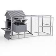  Chicken Coop Rabbit Hutch Extra Large Wooden Run Bunny Cage Poultry House Outdoor