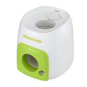 2-in-1 Dog Ball Launcher & Treat Dispenser with 2 Balls Green