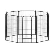 Pet Dog Playpen 48" Enclosure 8 Panel Cage Kennel Puppy Fence Play Pen