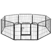 i.Pet 8 Panel Pet Dog Playpen Puppy Exercise Cage Enclosure Fence Play Pen 80x60cm