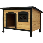 85 cm Timber Wooden Outdoor Pet Kennel with Elevated Floor