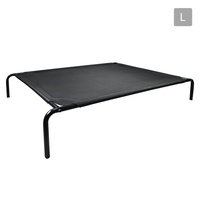i.Pet Large Mesh Pet Trampoline - Black