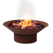 2 in 1 steel fire pit firepit pits bowl
