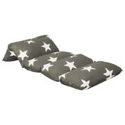 Minimalist Foldable Mattress Kids Pillow Dark Grey Medium - Premium