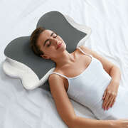 Ergonomic Neck Pillow Memory Foam 60x40x10cm