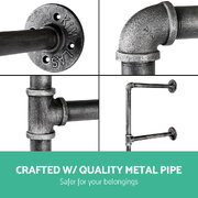 Wall Shelves Display Bookshelf Industrial DIY Pipe Shelf Rustic Brackets