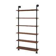 Floating DIY Pipe Shelf 6 Tiers - IRA