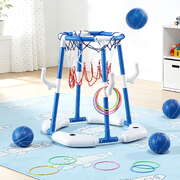 Kids Basketball Hoop Ring Toss 2-in-1 Sports Toy | EXTG
