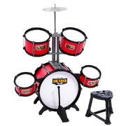 Kids 7 Drum Set Junior Drums Kit Musical Play Toys Childrens Mini Big Band