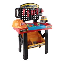 52 Piece Kids Workbench Set - Black