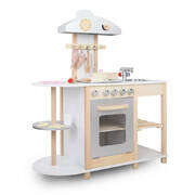 14 Piece Kid's Pretend Play Cooking Cookware Set - White
