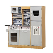 Keezi Kids Kitchen Wooden Pretend Play Set