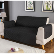 2 Seater Slipcovers Black/Red