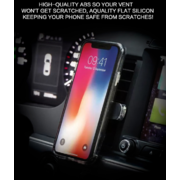 Car Air Vent Phone Holder Magnetic Silver