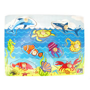 SEA ANIMAL PEG PUZZLE