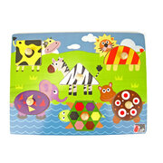 SHAPE ANIMAL PEG PUZZLE