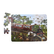 All aboard australian animals 24-piece train jigsaw puzzle