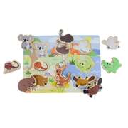 Bush buddies australian animals wooden chunky puzzle