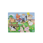 Wooden Farm Animal Puzzle Toy 22.5x30cm
