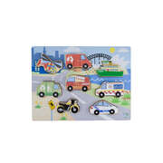 Wooden Transport Puzzle Toy 22.5x30cm